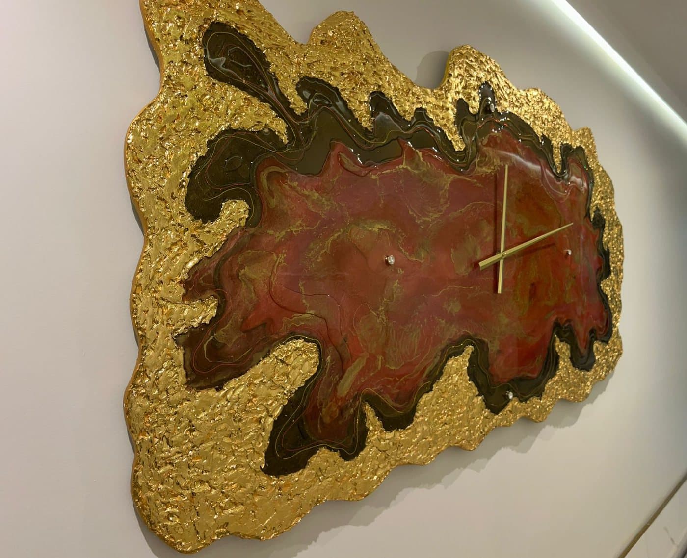 Quadro Sol Poente — Relógio orgânico