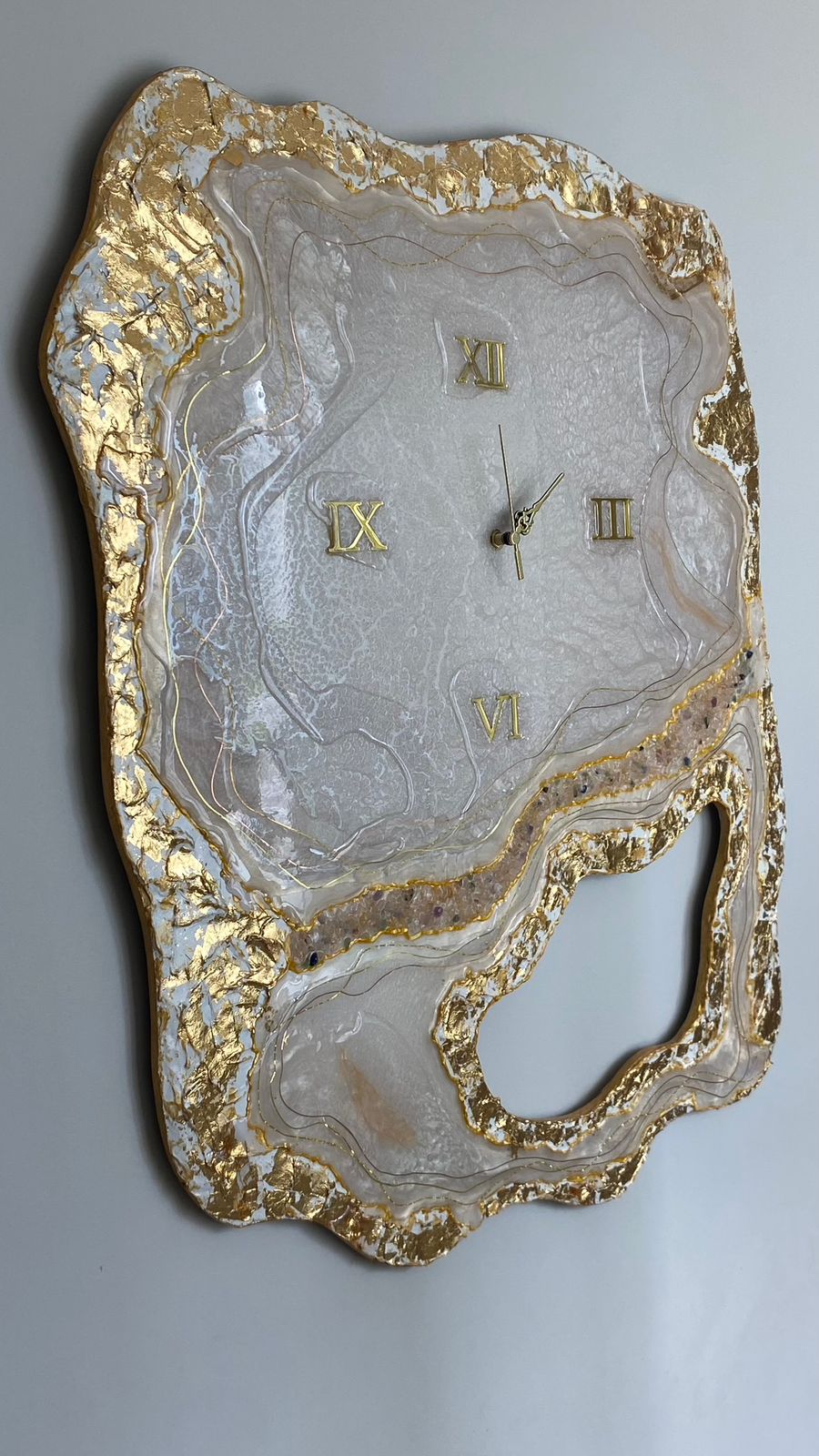 RELÓGIO GEODO ROMANO 75x64cm