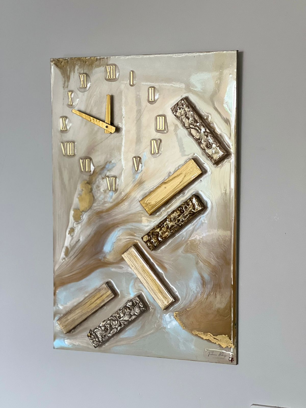 RELÓGIO RETAS 46X30CM