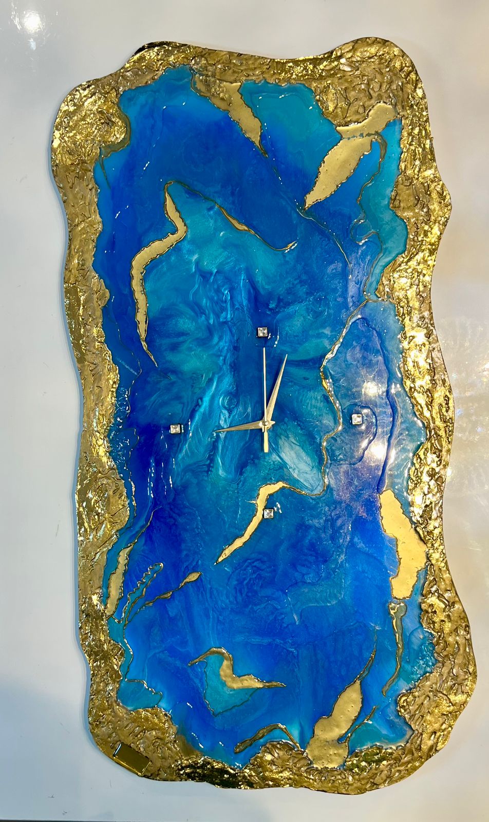 RELÓGIO ORGÂNICO OCEANO PROFUNDO 88X43CM